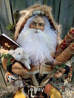 Lynn Haney Santa Fe Santa Ooak Signed Nib Stunning Collector Piece