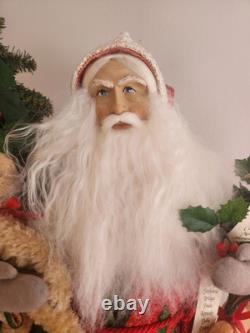 Lynn Haney Santa Holly and Ivy #2433 Christmas Tree Teddy Bear 2003 NO TAGS