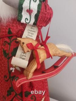 Lynn Haney Santa Holly and Ivy #2433 Christmas Tree Teddy Bear 2003 NO TAGS