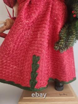 Lynn Haney Santa Holly and Ivy #2433 Christmas Tree Teddy Bear 2003 NO TAGS