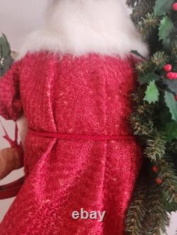 Lynn Haney Santa Holly and Ivy #2433 Christmas Tree Teddy Bear 2003 NO TAGS