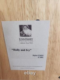 Lynn Haney Santa Holly and Ivy #2433 Christmas Tree Teddy Bear 2003 NO TAGS