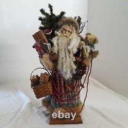 Lynn Haney Santa in Fair Condition Read & Take a Look 21 Tall