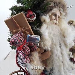 Lynn Haney Santa in Fair Condition Read & Take a Look 21 Tall