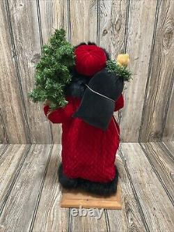 Lynn Haney Signed Vtg 96 Santa Figurine Christmas Style 189 Rare Teddy Bears