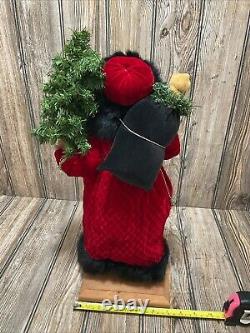 Lynn Haney Signed Vtg 96 Santa Figurine Christmas Style 189 Rare Teddy Bears