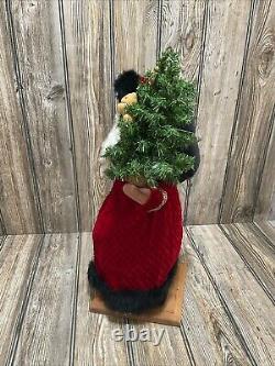 Lynn Haney Signed Vtg 96 Santa Figurine Christmas Style 189 Rare Teddy Bears