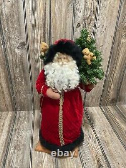 Lynn Haney Signed Vtg 96 Santa Figurine Christmas Style 189 Rare Teddy Bears