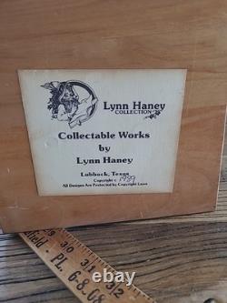 Lynn Haney Woodland Santa 1990 Handmade U. S. A. Real Fur Red Brown