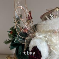 Lynn West Designs Santa Fairy Riding Rocking Horse Reindeer Rare 5/30 COA 1994