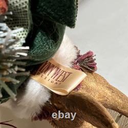 Lynn West Designs Santa Fairy Riding Rocking Horse Reindeer Rare 5/30 COA 1994