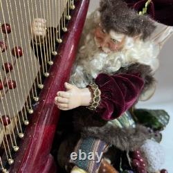 Lynn West Harp Berry Fairy Elf Santa Limited Edition 11/25 Rare Coa 1994