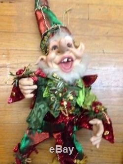 MARK ROBERTS Large 26 Christmas Elf RETIRED SIGNED BY MARK ROBERTS