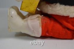 MCM Vintage Musical Nodding Santa Clause Toy Plush Max Eckardt & Sons With Box