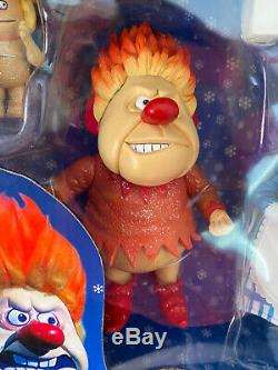 MIB NECA Year Without A Santa Claus Figure TRIO SET Mrs Claus HEAT MISER Jingle