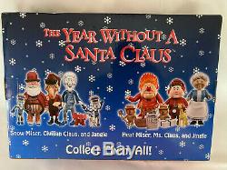 MIB NECA Year Without A Santa Claus Figure TRIO SET Mrs Claus HEAT MISER Jingle