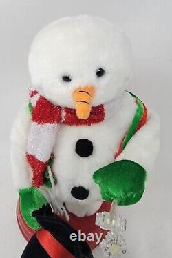 MINI 11 Gemmy Animated Snowflake Spinning Snowman Mr Snow Miser Singing Dancing