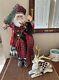 Mackenzie Childs Scottish Bagpipes Santa Claus 23 Figurine Reindeer Stag