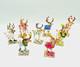 Mackenzie Childs Patience Brewster Reindeer Full Set 8 New