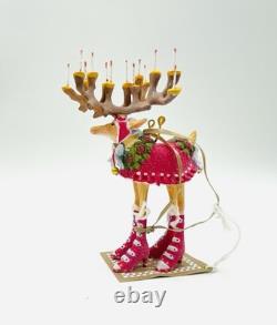 Mackenzie Childs Patience Brewster Reindeer Full Set 8 New