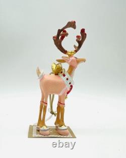 Mackenzie Childs Patience Brewster Reindeer Full Set 8 New