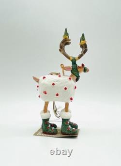 Mackenzie Childs Patience Brewster Reindeer Full Set 8 New