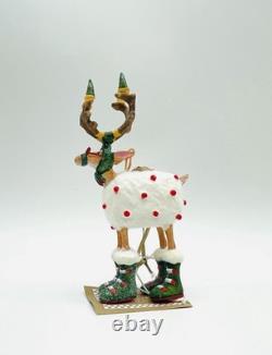 Mackenzie Childs Patience Brewster Reindeer Full Set 8 New