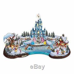 Magical Christmas World of Disney Sculpture Lighted Holiday Statue Figurine