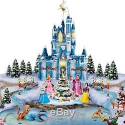Magical Christmas World of Disney Sculpture Lighted Holiday Statue Figurine