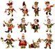 Mark Roberts 12 Days Of Christmas Elves Set Of 12 Small 51-68250 10 15 Tall