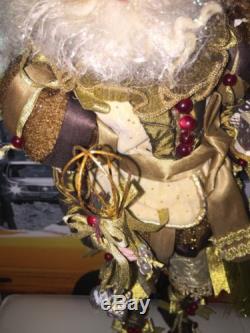 Mark Roberts Chocolate Truffle Christmas Fairy WithDessert Plate 15 RARE