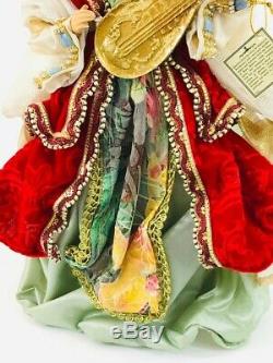 Mark Roberts Christmas Classic Angel withMandolin Treetopper #19-90618GLD