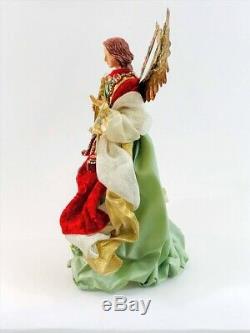 Mark Roberts Christmas Classic Angel withMandolin Treetopper #19-90618GLD