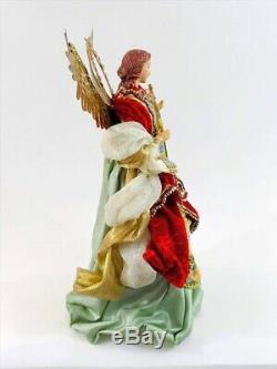 Mark Roberts Christmas Classic Angel withMandolin Treetopper #19-90618GLD