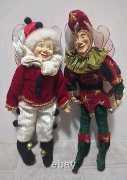 Mark Roberts Christmas Holiday Elf Faries Lot of 6