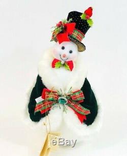 Mark Roberts Christmas Mr & Mrs Snowman Snow Couple #51-97366 NIB