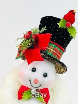 Mark Roberts Christmas Mr & Mrs Snowman Snow Couple #51-97366 NIB
