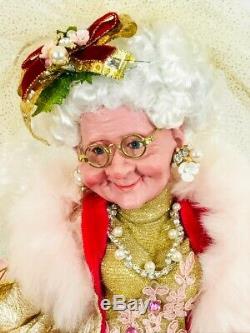 Mark Roberts Christmas Pearls & Pinks Mrs. Claus, 22 item#51-97100