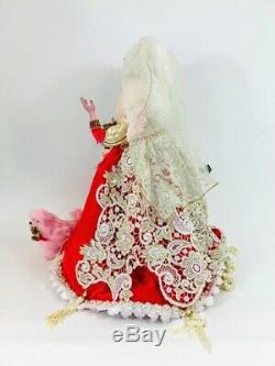 Mark Roberts Christmas Pearls & Pinks Mrs. Claus, 22 item#51-97100