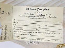 Mark Roberts Christmas Santa Claus Christmas Dove Santa, #51-85710 NIB