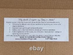 Mark Roberts Christmas Stocking Fairy Small Santa 51-42402 LE with COA NEW