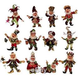 Mark Roberts Elves Twelve Days of Christmas Elf Set of 12 51-68230 Small Sizes