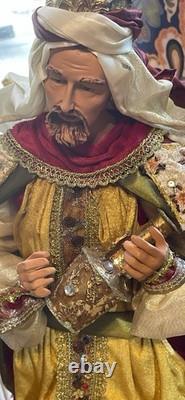Mark Roberts Florentine Three Wisemen 28-30 Rich Fabrics with Elaborate Trim