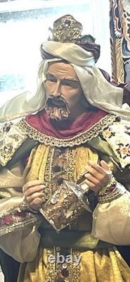 Mark Roberts Florentine Three Wisemen 28-30 Rich Fabrics with Elaborate Trim
