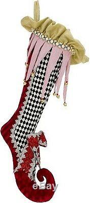 Mark Roberts Jeweled Jester Christmas Stocking 23 24-87576