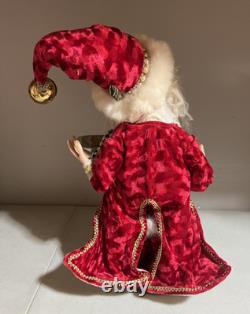 Mark Roberts North Pole Catering Frontgate Santa With Serving Tray Rare