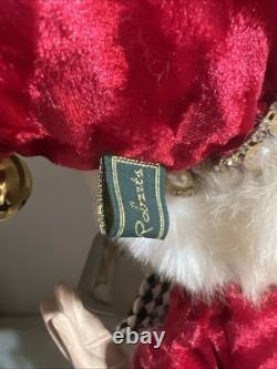 Mark Roberts North Pole Catering Frontgate Santa With Serving Tray Rare
