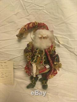 Mark Roberts North Pole Fairy Small santa 51-62396 in box w COA 2006 Christmas