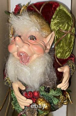 Mark Roberts Northwoods Elf, Small #51-82114. With Stand