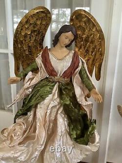 Mark Roberts Pair Of Florentine Angels On Stands